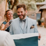 Freier Trauredner-Moment mit Yvonne Birkel – Bräutigam trägt Eheversprechen vor bei Hochzeit in NRW
